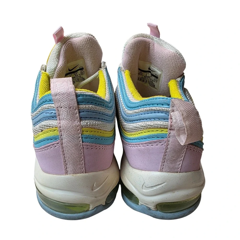 Nike Air Max 97 Pastel‎ Pink Blue Yellow Sneakers BB7898-123 Womens 6.5 W2